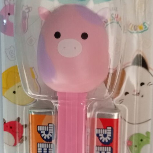 Pez Squishmallows Patty the Cow candy dispenser new, collectible