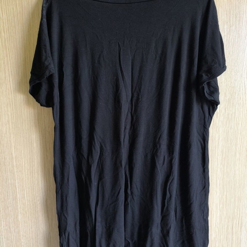 Blousedress black size L like new, thin fabric, elastic