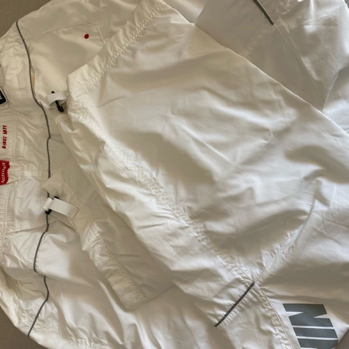 Nike pants worn once, white, size XXL
