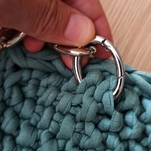 Handmade knitted shoulder bag new