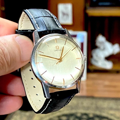 Omega mechanical vintage 1965 watch used, 33mm