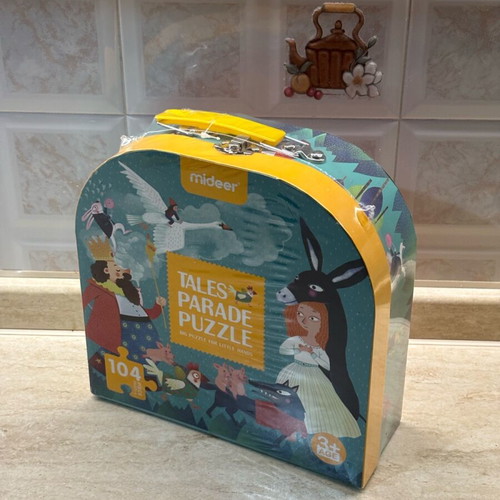 Mideer Kids Puzzle Tales Gift Box 104 Pieces new