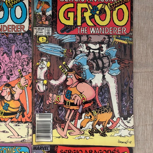 Groo The Wanderer Marvel Comics 1987-1991 used comic pack