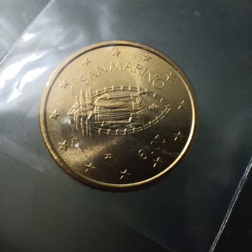 Saint Marino 50 cent coin unc 2019