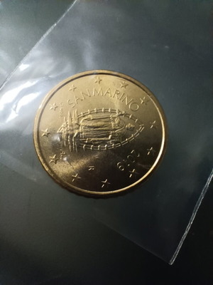 Saint Marino 50 cent coin unc 2019