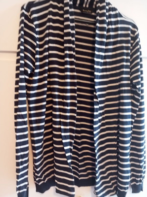 Ζακέτα Massimo Dutti μεταχειρισμένη μπλε-λευκή, μέγεθος S–M