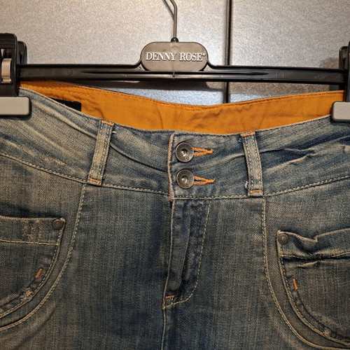 Harley Davidson denim skirt short like new, blue, size M