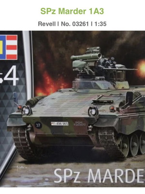 SPz Marder 1A3 μοντέλο Revell 1:35 καινούργιο