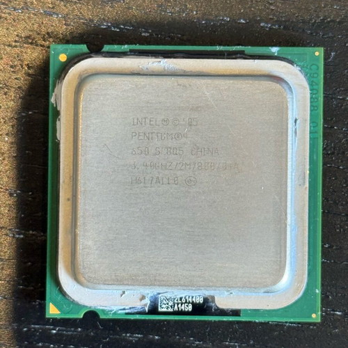 Intel Pentium 4 650 SL8Q5 3.40 GHz CPU used