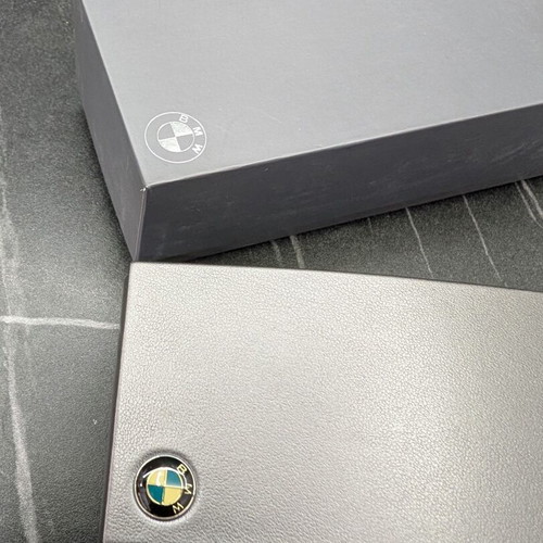BMW sunglasses case new gray with card and box