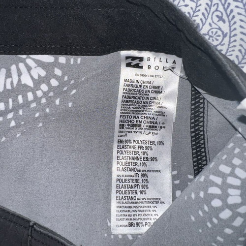 Billabong swim shorts size M new, black