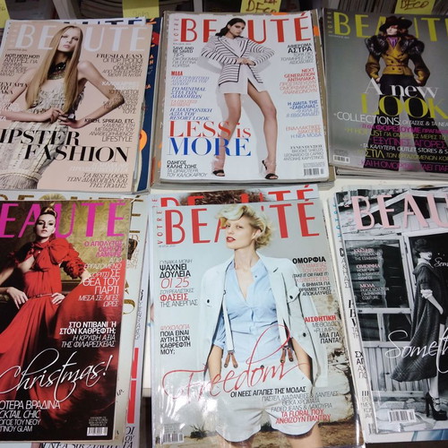 Votre Beaute magazines used in excellent condition