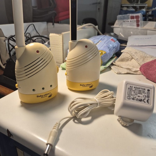 Baby-sitter Baby Monitor Set used with Room Thermometer and Power Function