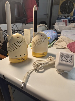 Baby-sitter Baby Monitor Set used with Room Thermometer and Power Function