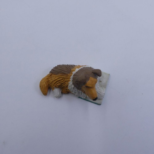 Claudia Rough Collie Dog used vintage toy 5 cm