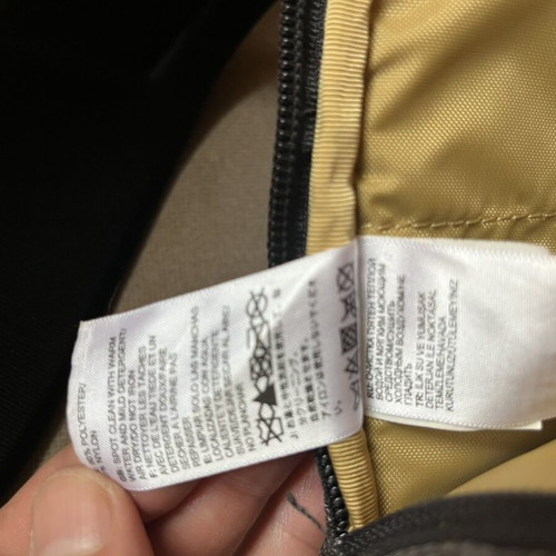 The North Face Kabyte Backpack used, black and grey