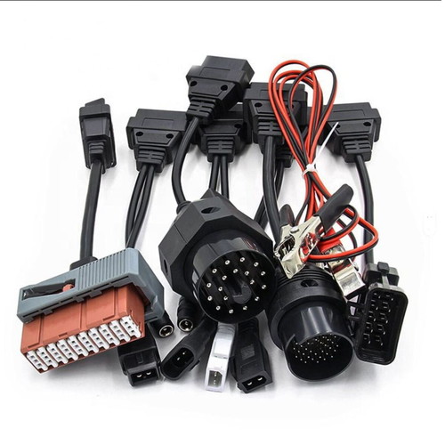 OBD Diagnostic Cable Adapter Kit New, 8 Pieces for Car Diagnostics