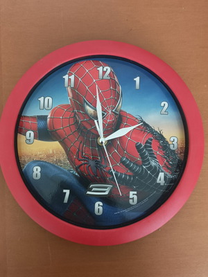 Spider Man 3 Wall Clock like new, collectible, no front glass