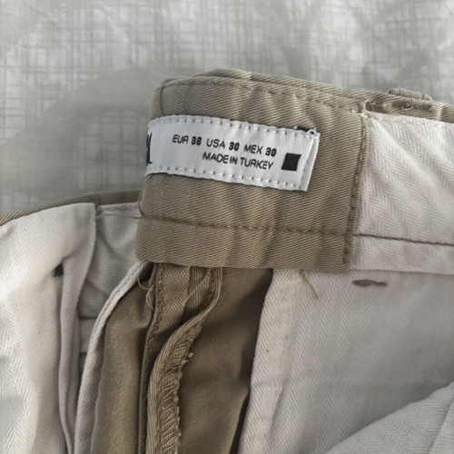 Zara men's chino pants beige cream EU 38, pack of 2