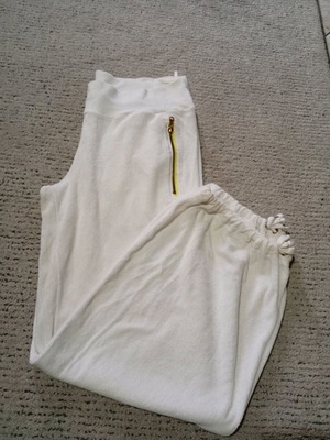 Iso women's white tracksuit pants L like new
