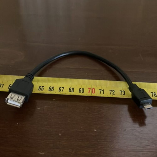 Micro USB to USB Female Cable 10 cm like new