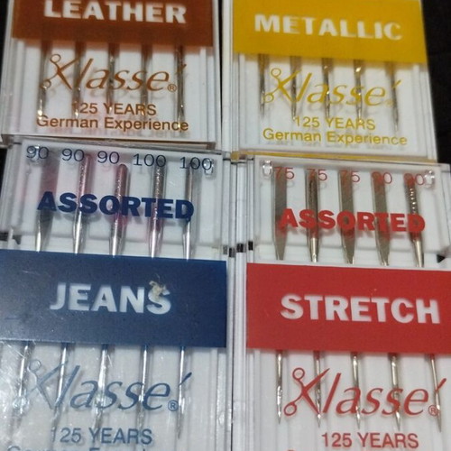 Sewing Machine Needles new, leather, metallic, jeans, stretch, German