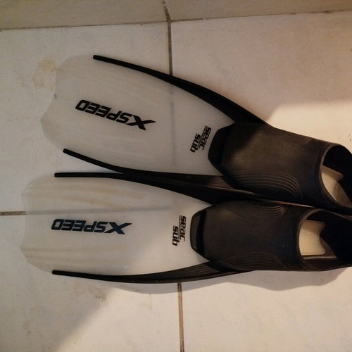 X Speed Seac Sub Fins used, size 36-37