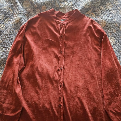 Bitsiani men's shirt XL oversized like new, red