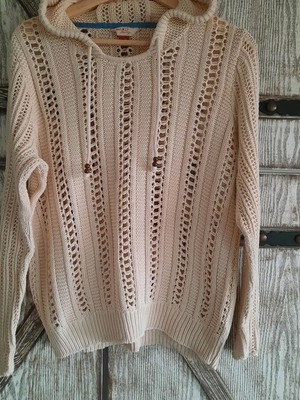 Boho shirt like new, beige, size XL