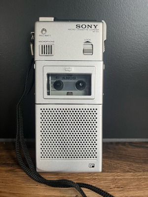 Sony M-101 Micro Cassette-Corder used, 1976 model, collectible