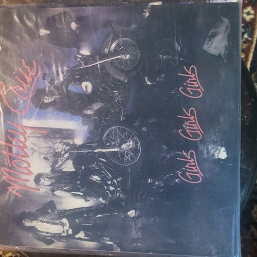Motley Crue Girls Girls 1987 vinyl used, metal