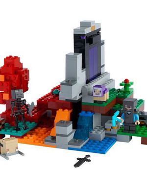 Lego The Ruined Portal Minecraft 21172 σαν καινούργιο χωρίς έξτρα κομμάτια