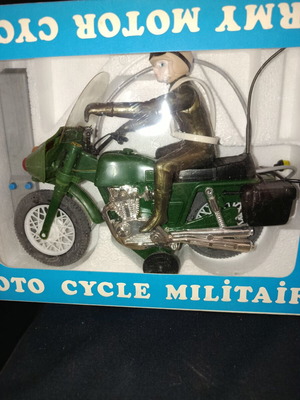 Παιχνίδι Lyra No 550 army motorcycle σαν καινούργιο