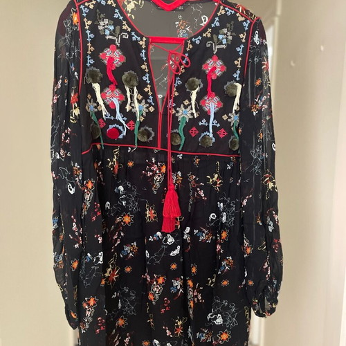 Zara mini dress like new, black, size M