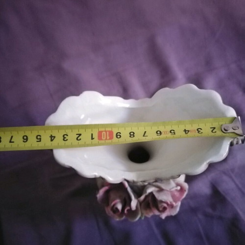 Collectible Italian vase used with detailed ceramic craftsmanship
