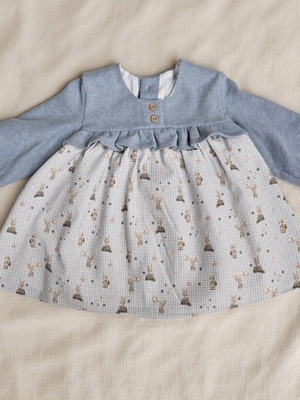Del Sur baby dress with shorts, 92 cm, new