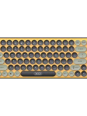 XO KB-12 Ασύρματο Πληκτρολόγιο Κίτρινο Κατόπιν Παραγγελίας