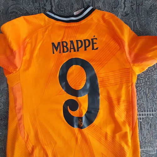 Real Madrid Mbappe Jersey Number 9 Used