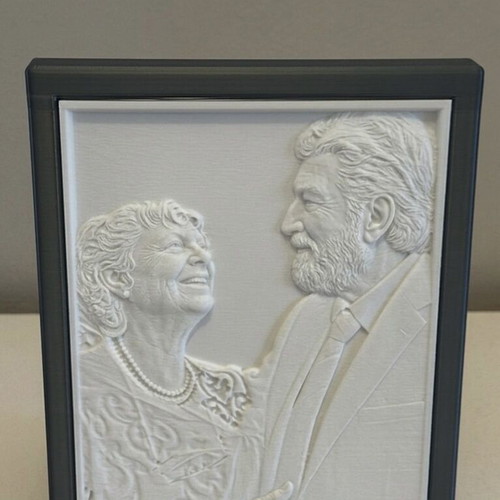 Custom 3D Print LED Frame with Your Photo made to order