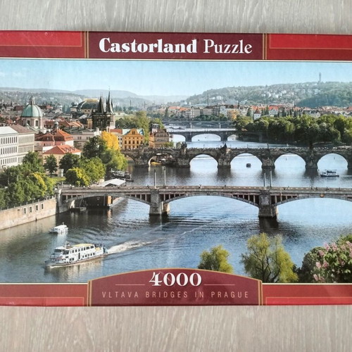Vltava Bridges In Prague Castorland Puzzle 4000 pieces new