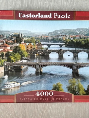 Vltava Bridges In Prague Castorland Puzzle 4000 pieces new