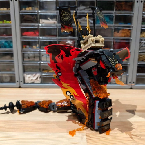 Lego Fire Fang 70674 used, only the snake