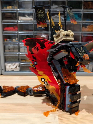 Lego Fire Fang 70674 used, only the snake
