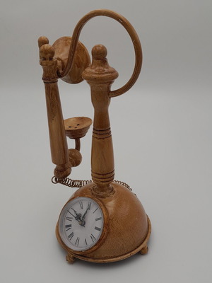 Table clock metal decorative new analog