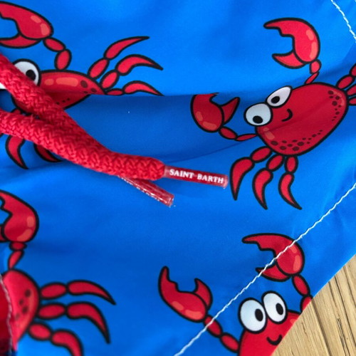 MC2 Saint Barth swimsuit like new, kids 3-4 years, blue and red