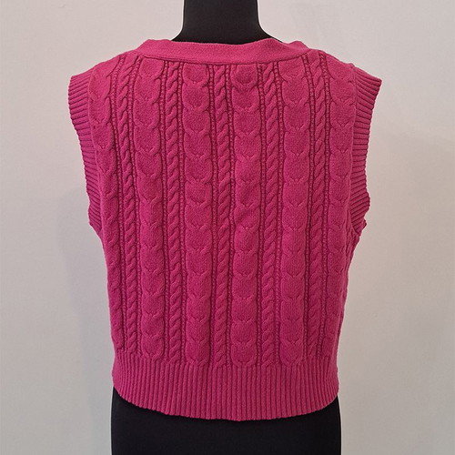 Gileko-Cardigan Stradivarius Fuchsia/Purple (S)