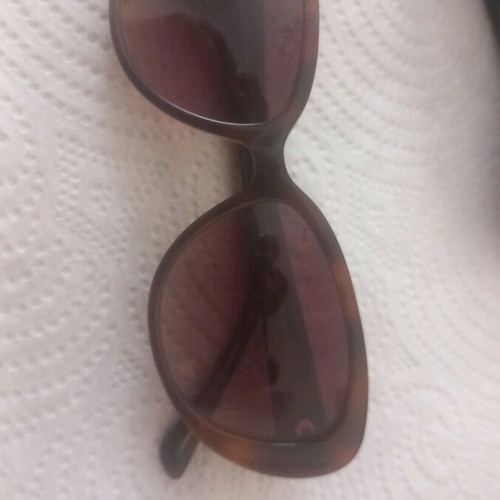 Sunglasses new with glitter brown acetate optical quality