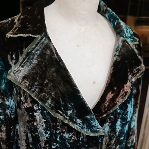 Long knee-length jacket new, boho style, size L