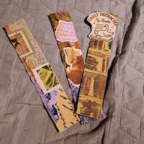 Handmade bookmarks set of 3rd, new, all together