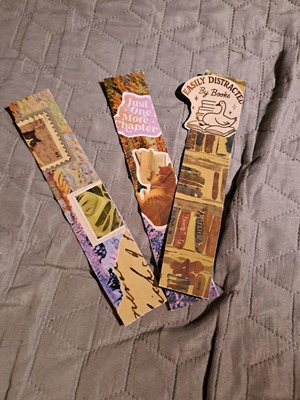Handmade bookmarks set of 3rd, new, all together